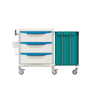 CHARIOT POUR SOINS INFIRMIERS, PANSEMENT ET LINGE: